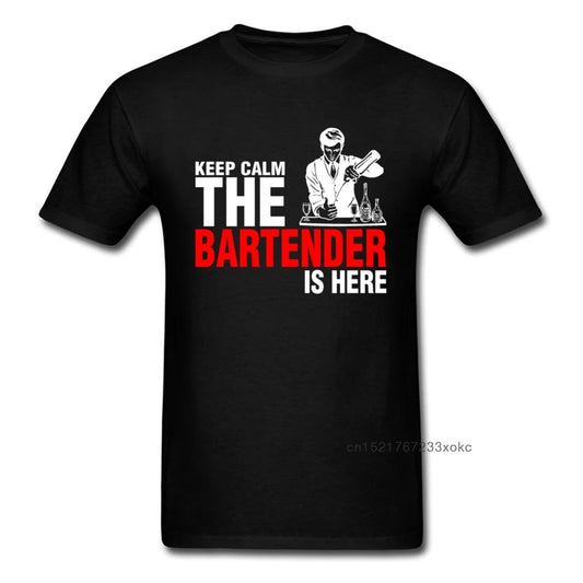 Keep Calm Bartender is Here T-shirt Men