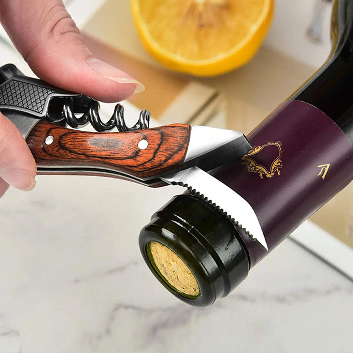 Double Hinged Manual Wine Key for Bartender