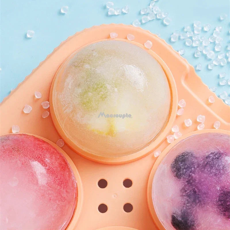 Silicone Ice Ball Maker Large 6.5cm 3D Big Round Sphere