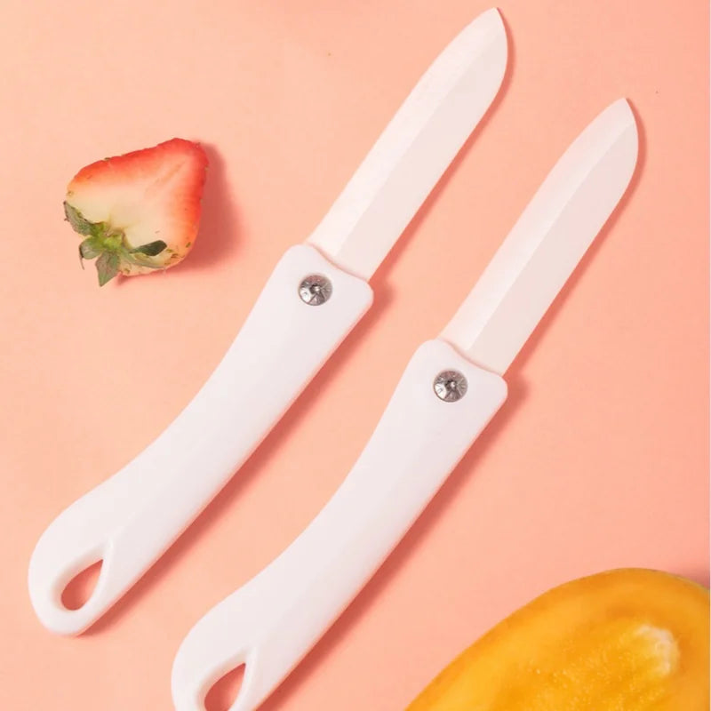 Bartender folding domestic ceramic fruit knife