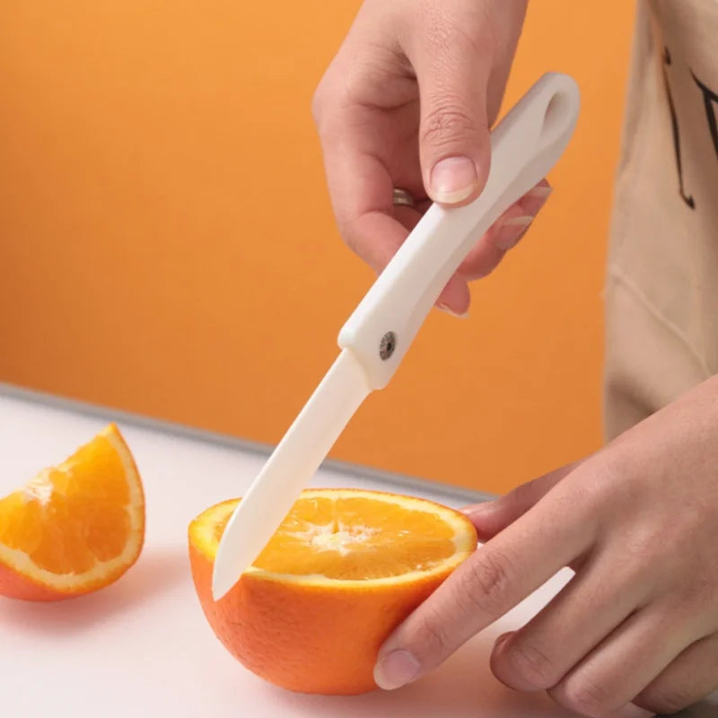 Bartender folding domestic ceramic fruit knife
