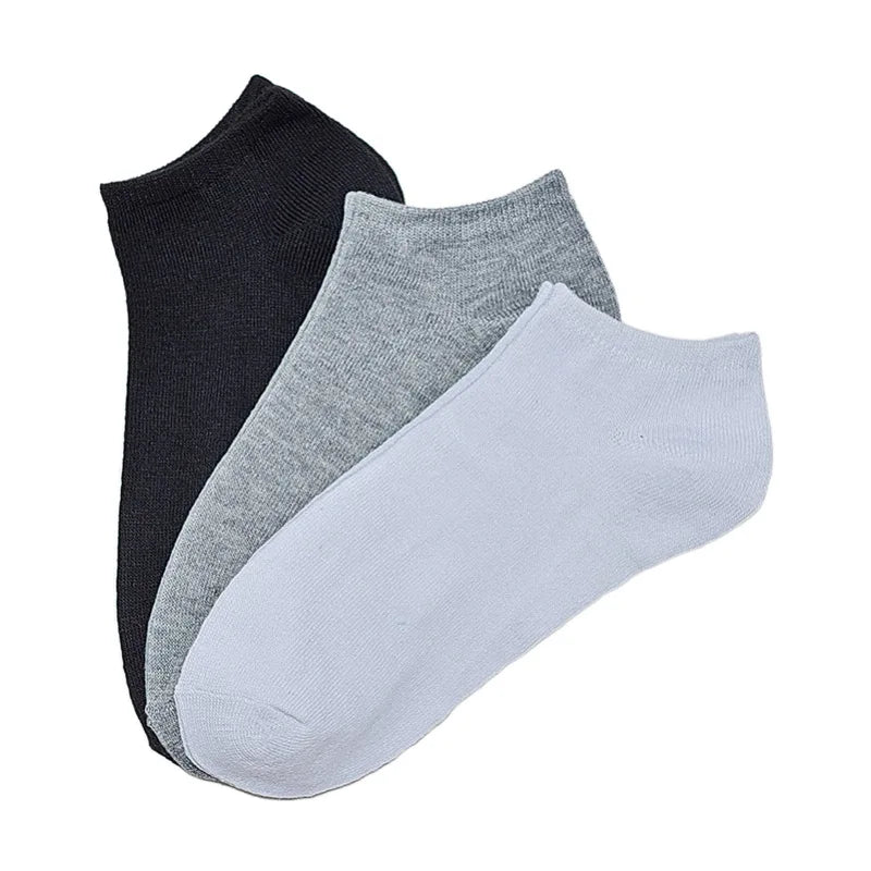 5Pairs Breathable Low Cut Men Ankle Socks