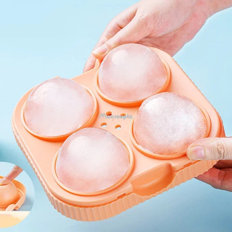 Silicone Ice Ball Maker Large 6.5cm 3D Big Round Sphere